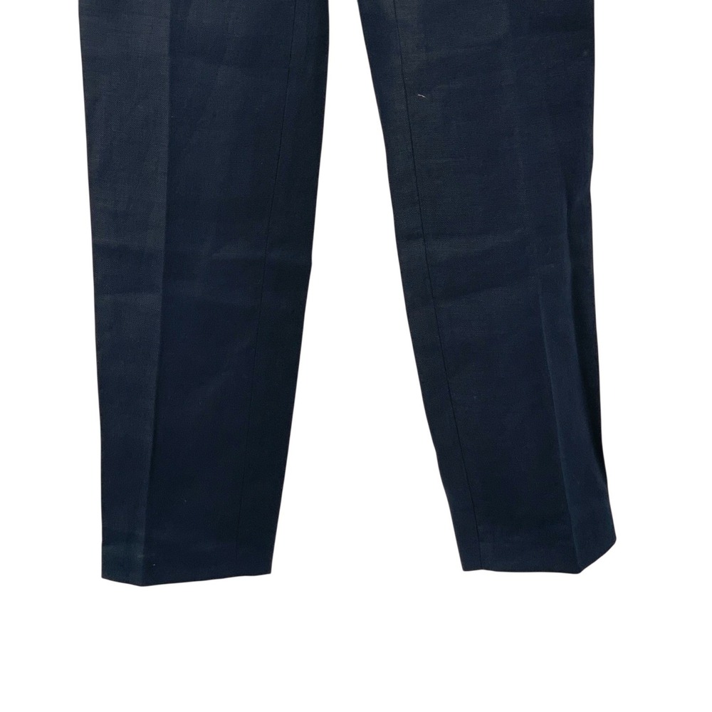 J. Crew Crewcuts Ludlow Slim Boys‎ Suit Pant Navy Linen Dress Pants Size 16 - Picture 3 of 11